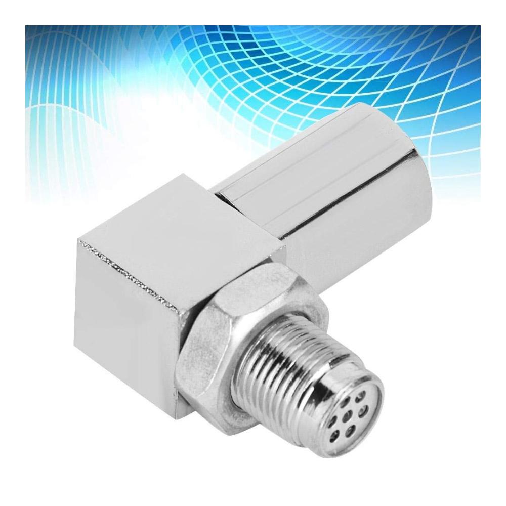 Optimieren Sie die Leistung Ihres Autos mit unseren hochwertigen Lambdasonden | 90° Auto Sauerstoffsensor Distanzstück CEL Bung Fix Check Motorlicht Mini Katalysator Auto Zubehör | M18X1.5 Katalysator