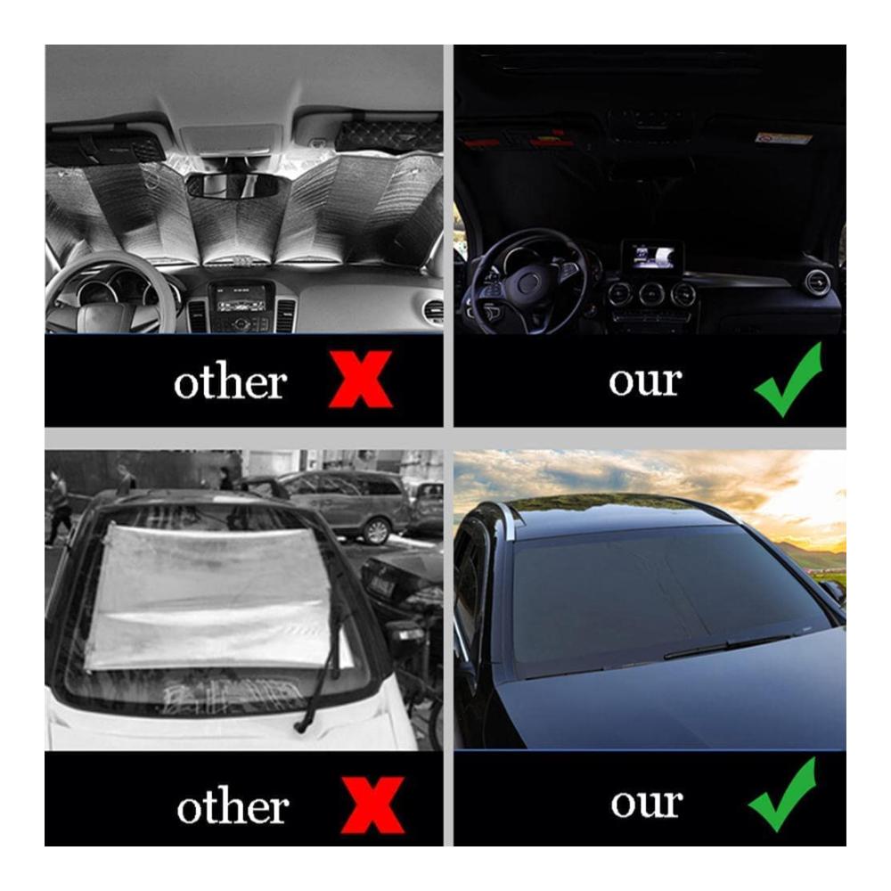 Auto Windschutzscheibe Sonnenschutz für Opel Zafira Vivaro Zafira Life - Effektiver UV-Schutz - Hochwertiges Frontscheiben Zubehör in stilvollem Schwarz - Jetzt die Fahrt genießen