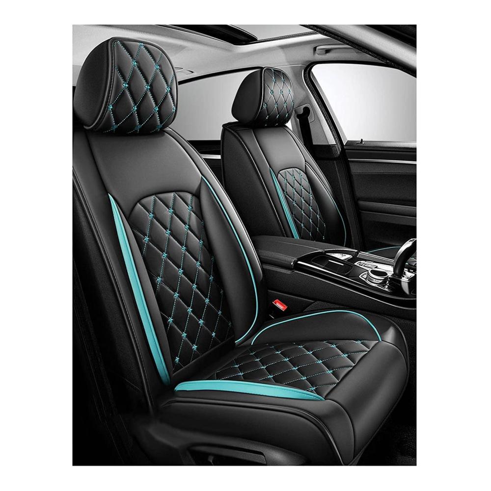 Premium Autositzbezüge Set für K-IA Sportage 2011-2015 | Universal 5 Sitze PU-Leder | Allwetter Schutz | Rutschfest & Wasserdicht | Hochwertige Sitzbezug Covers | Auto Zubehör