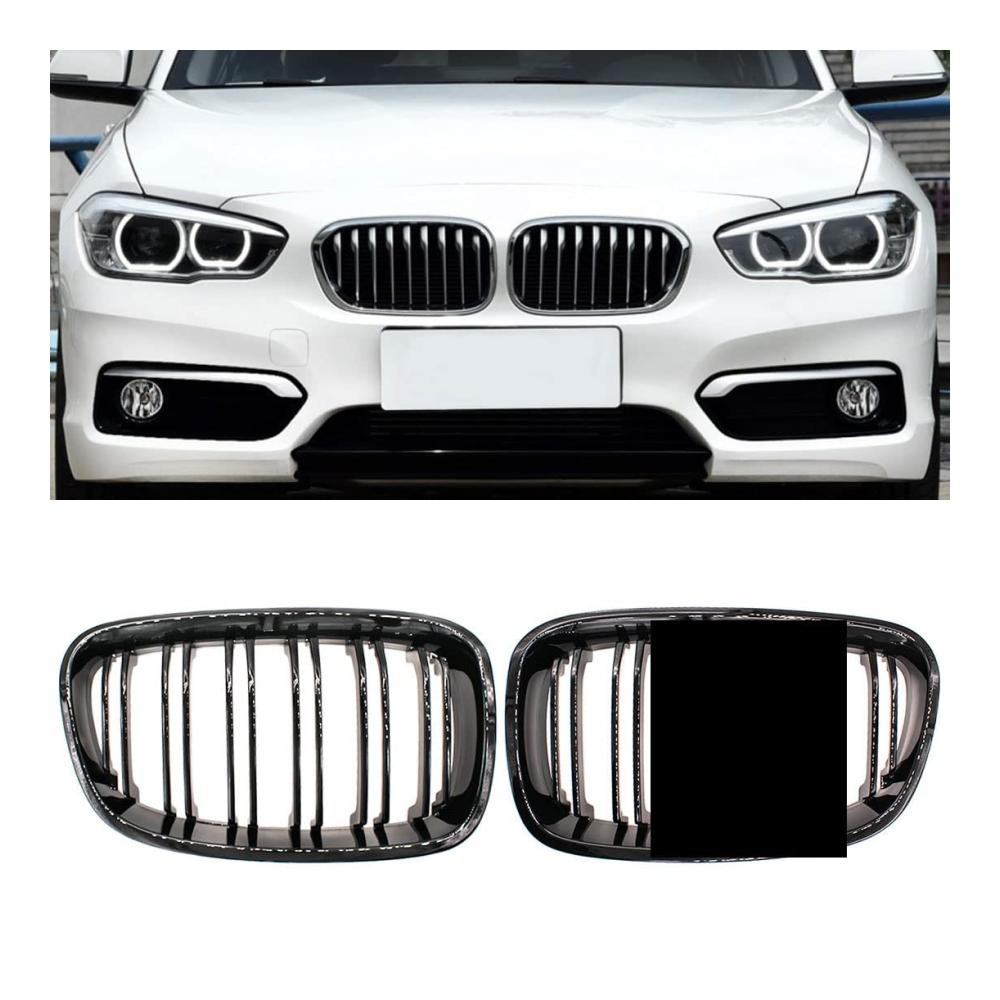 Verbessern Sie das Aussehen Ihres BMWs mit unserem eleganten Vor-Facelift Front- & Kühlergrill in Schwarz M Farbe. Perfekt für F20/F21 1er 2011-2015. Stilvoll und sportlich