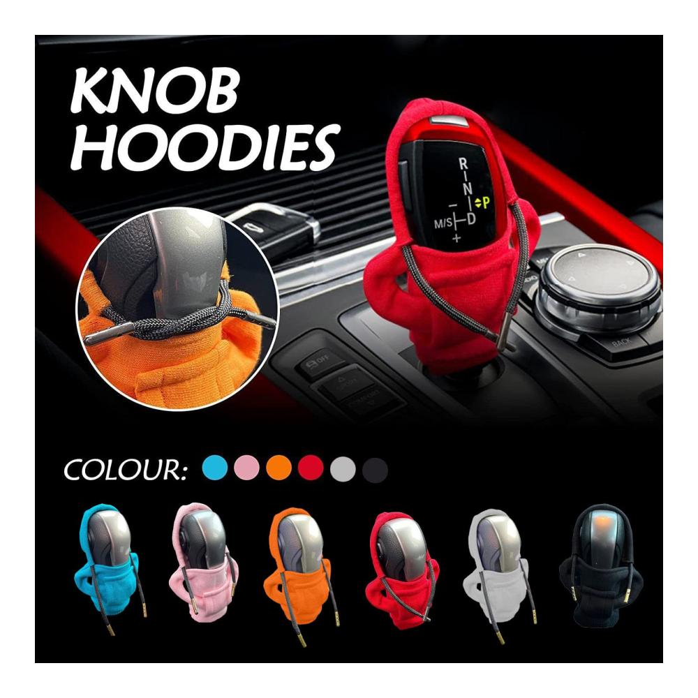 Kuscheliger Hoodie für Schaltknäufe – Schickes Auto-Accessoire | Praktische Abdeckung für dein Getriebe | Stilvolles Design für Manuell oder Automatik | Ideales Geschenk für Autofans