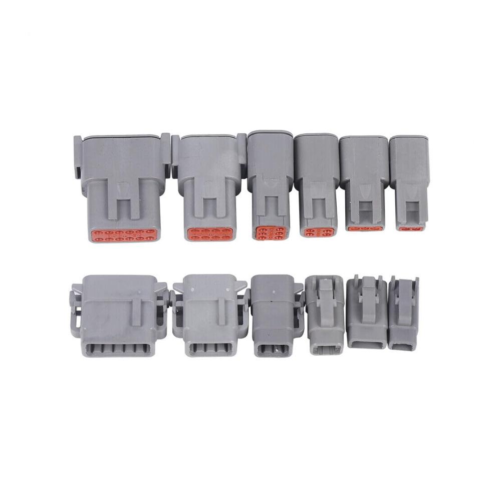 Hochwertiges Zündkerzenstecker-Set für KFZ - Wasserdichte Verbindung für Auto Motorrad Boot & LKW - 16-teiliges DTM Steckverbinder Kit inklusive verschiedenen Steckergrößen