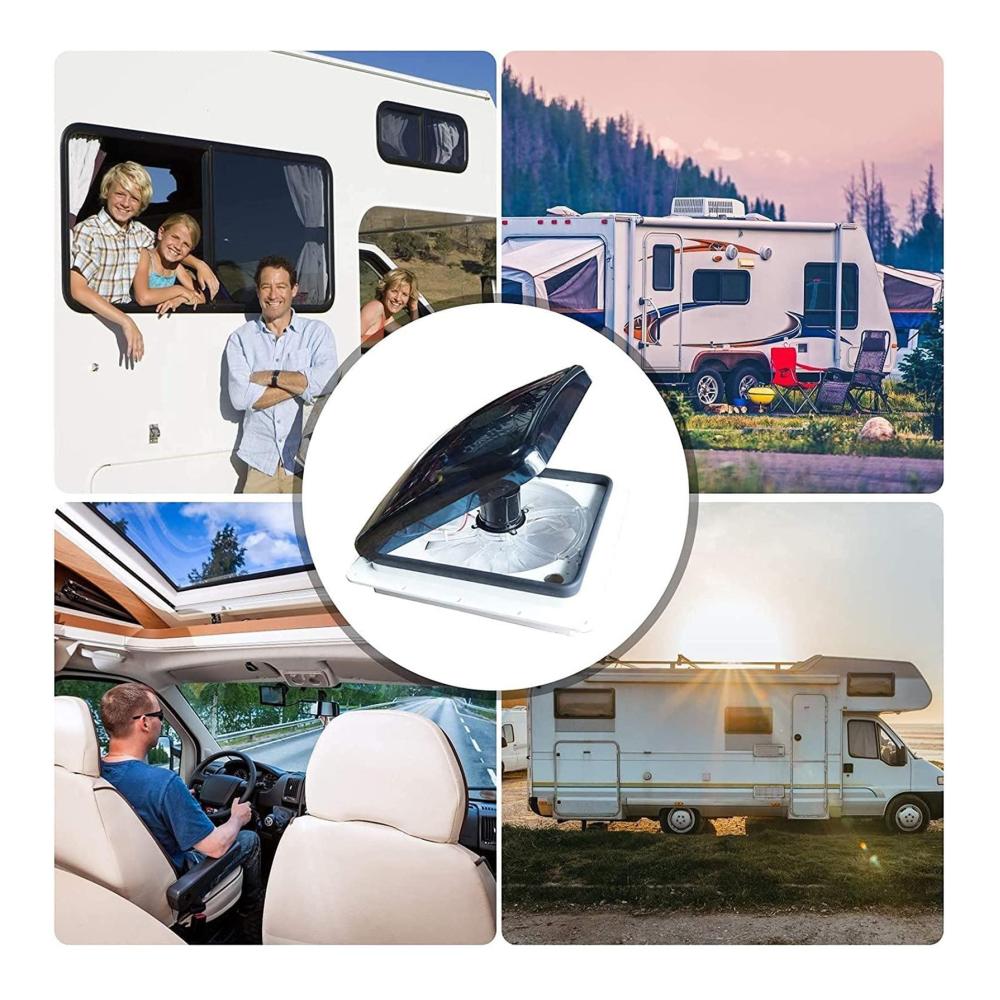 Maximale Belüftung! Caravan Dachentlüftungslüfter für RV Wohnmobile | Automatische Niveauregelung | Kraftvolle Ventilation für unterwegs