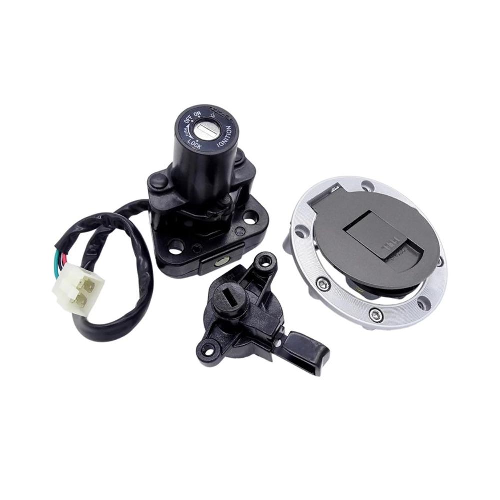 Hochwertiges Motorrad Zündschloss-Set inkl. Sitz- und Tankdeckelverriegelung | Kompatibel mit Suzuki GS500 RGV250 GSF1200 TL1000R GSXR1000 | Sichern Sie Ihr Bike jetzt