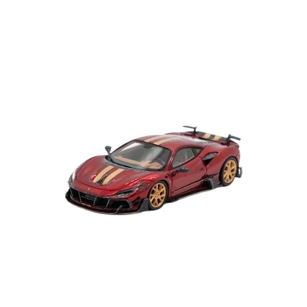 Sammlerstück Miniatur maßstabsgetreues Auto 164 F8 Tributo Mansory F8XX Limited299 Modell - Hochwertiges Fertigmodell - Perfektes Ornament für Liebhaber - Exklusives Modellfahrzeug