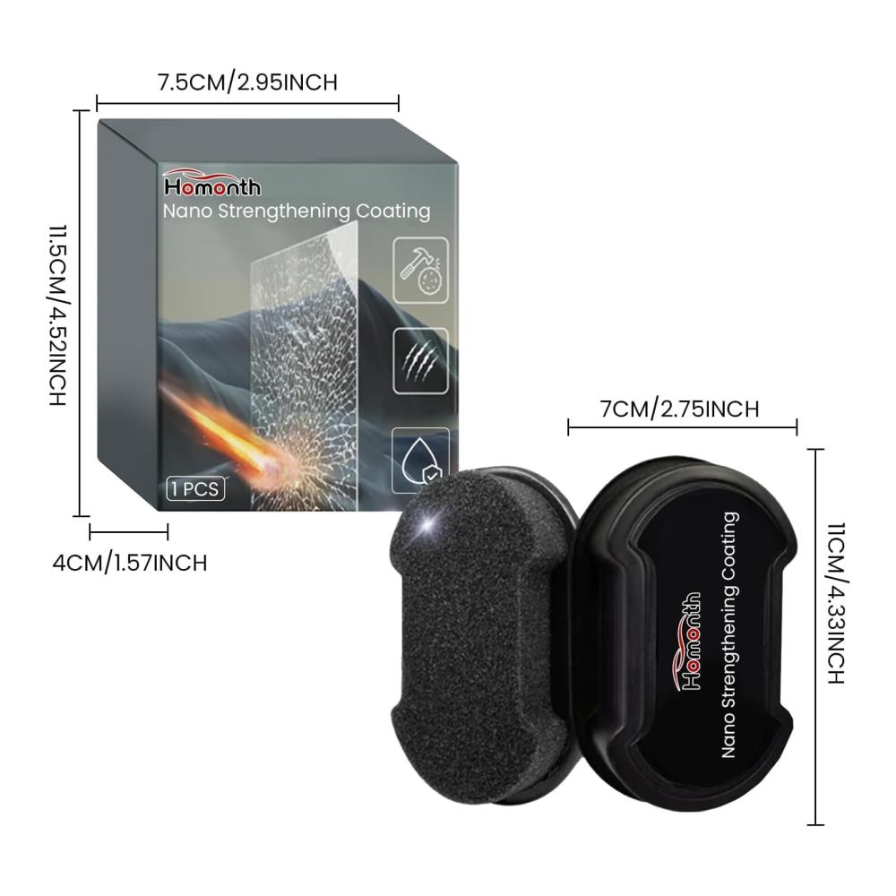 Entdecken Sie die revolutionäre Nano-Beschichtung für klare Sicht! Visiolex Nano Coat One Way Mirror für Innenrückspiegel und Fenster (3 Stück). Perfekte Sicht Tag und Nacht