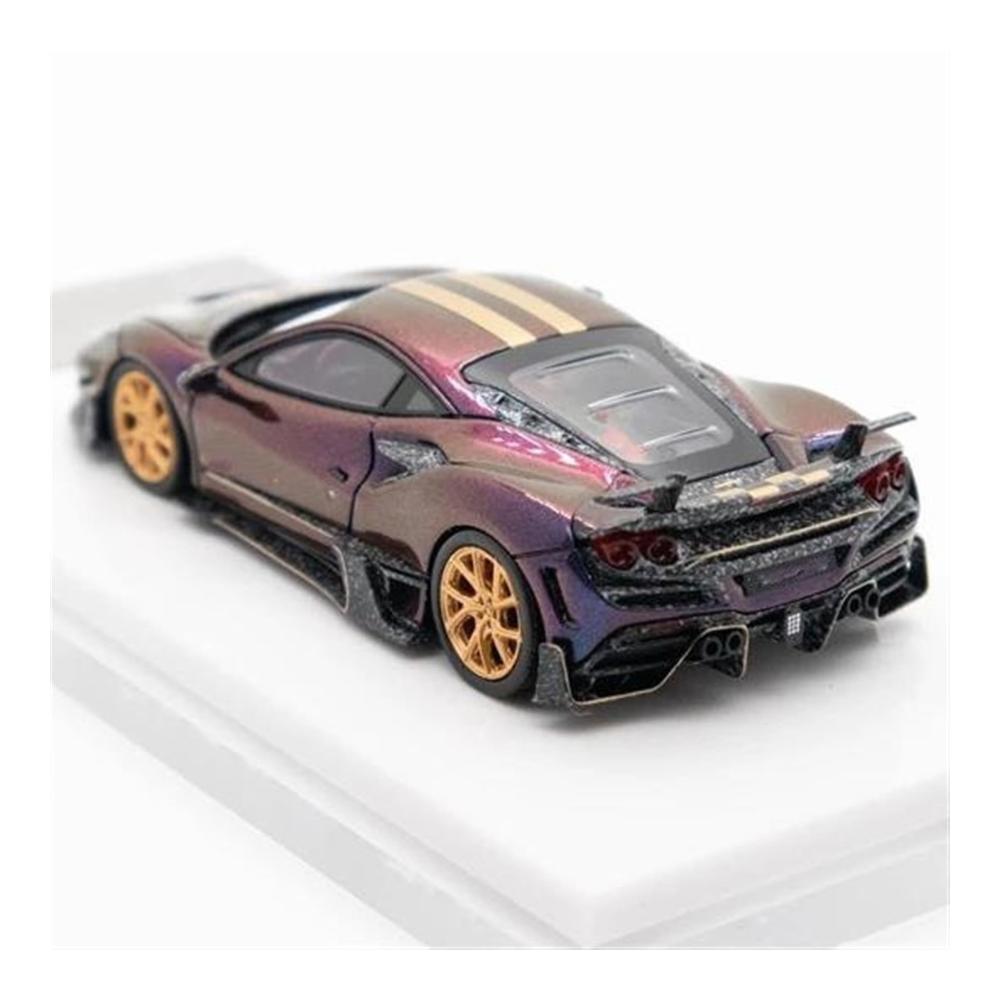 Sammlerstück Miniatur maßstabsgetreues Auto 164 F8 Tributo Mansory F8XX Limited299 Modell - Hochwertiges Fertigmodell - Perfektes Ornament für Liebhaber - Exklusives Modellfahrzeug