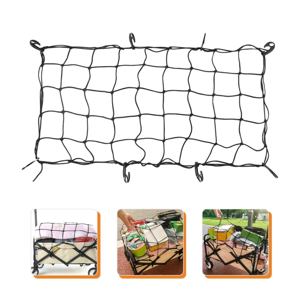 2er Set Dachboxenzubehör | Verstellbare Gepäcknetze für Wohnmobile, Campingwagen & Gartenwagen | Robuste Reisenetzabdeckung für sicheren Transport | Praktisches Zubehör für Outdoor-Abenteuer