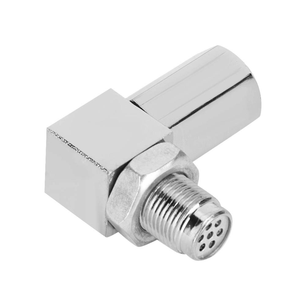 Optimieren Sie die Leistung Ihres Autos mit unseren hochwertigen Lambdasonden | 90° Auto Sauerstoffsensor Distanzstück CEL Bung Fix Check Motorlicht Mini Katalysator Auto Zubehör | M18X1.5 Katalysator