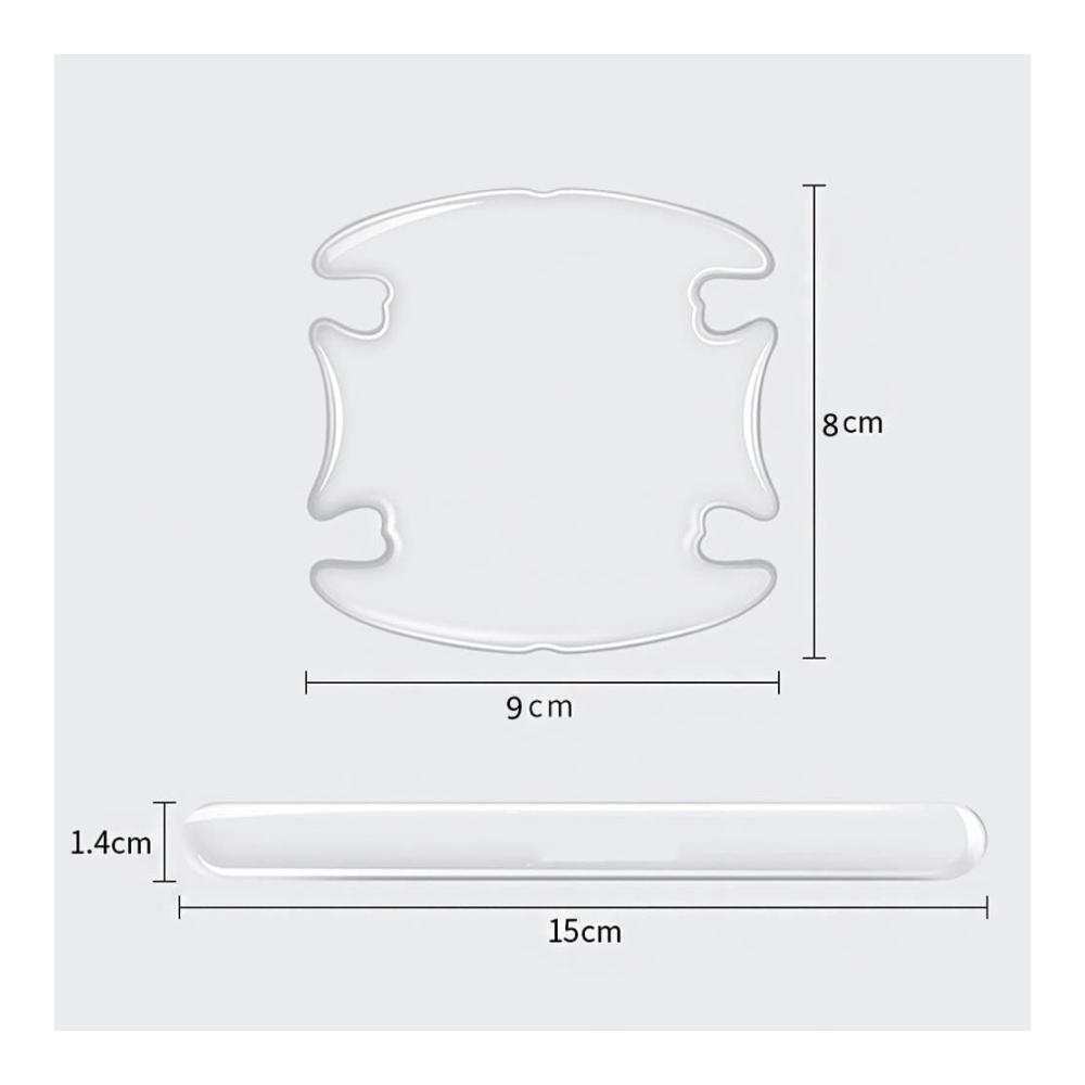Premium Lackschutzfolien Set – 14 Transparente Selbstklebende Folien für Auto Türgriffe Griffschalen & Griffmulden. Schützt effektiv vor Kratzern & Abnutzungsspuren – Universell passend & einfach anzubringen! Investieren Sie in den Schutz Ihres Fahrzeugs
