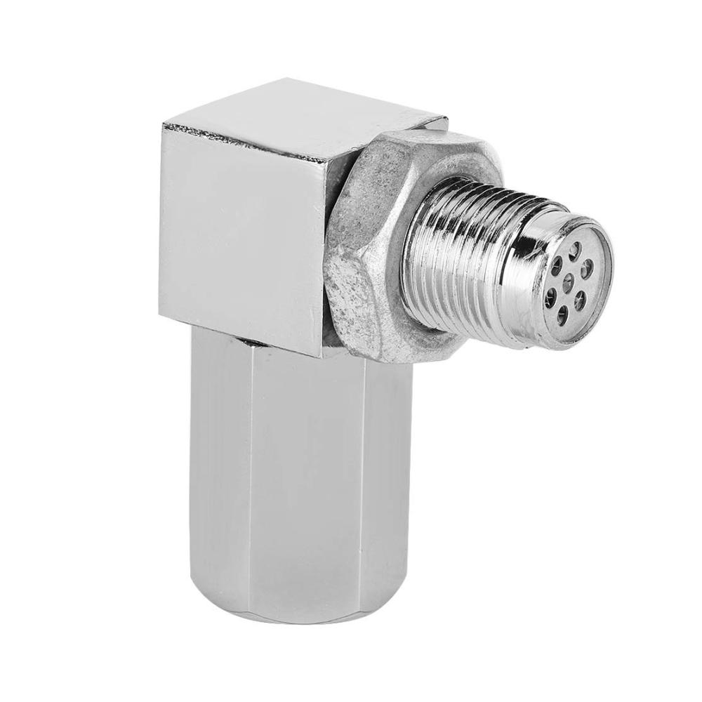 Optimieren Sie die Leistung Ihres Autos mit unseren hochwertigen Lambdasonden | 90° Auto Sauerstoffsensor Distanzstück CEL Bung Fix Check Motorlicht Mini Katalysator Auto Zubehör | M18X1.5 Katalysator