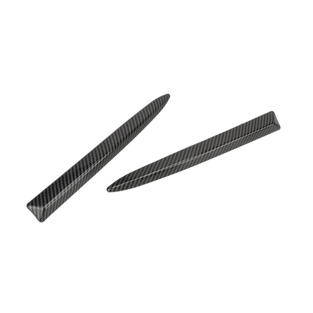 Hochwertige ABS-Carbon-Front- & Kühlergrille 1 Paar Obere Zierleiste für Vordere Stoßstange | Stilvolles Upgrade für Fiat 500 2007–2015 | Verbesserte Ästhetik & Luftzufuhr