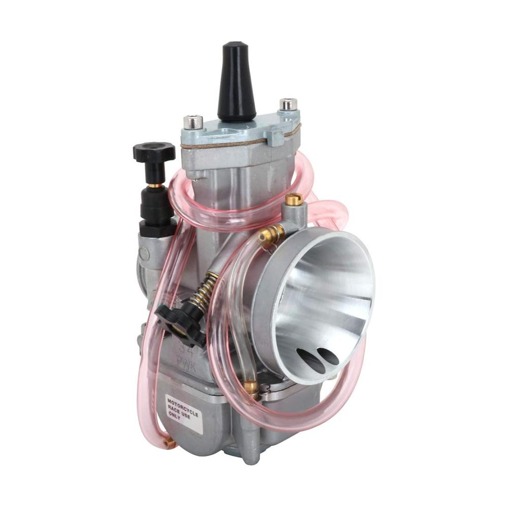 Holen Sie sich Leistung mit unserem PWK 30mm Motorradvergaser-Set für 100cc 150cc Dirt Pit Bikes & ATVs! Inklusive Universal-Vergaser Choke-Kabel und Ansaugkrümmer. Optimieren Sie Ihre Fahrt jetzt