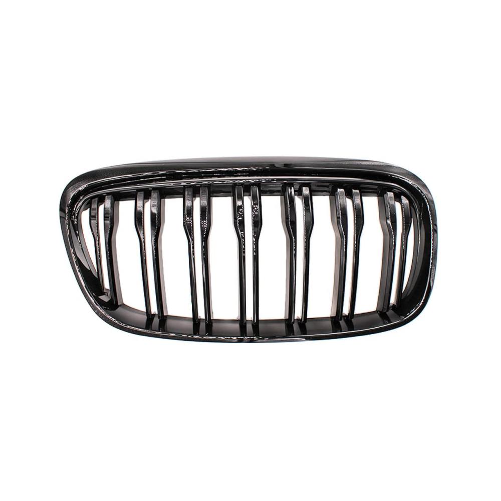 Entdecken Sie Stil und Qualität Hochglanzschwarz Doppellamellen Frontstoßstangengrill-Set für BMW 2er F45 Active Tourer & 2er F46 Gran Tourer Vorfacelift. Verleihen Sie Ihrem Fahrzeug einen einzigartigen Look mit diesen 2-teiligen Frontgrill Mesh. Exklusives Design für BMW-Enthusiasten. Perfekte Passform und einfache Installation. Verbessern Sie die Ästhetik Ihres Fahrzeugs und setzen Sie ein Statement auf der Straße. Hergestellt aus hochwertigem Material für Langlebigkeit und Eleganz. Geben Sie Ihrem BMW den Look den er verdient. Bestellen Sie jetzt und erleben Sie die Fusion von Stil und Funktionalität