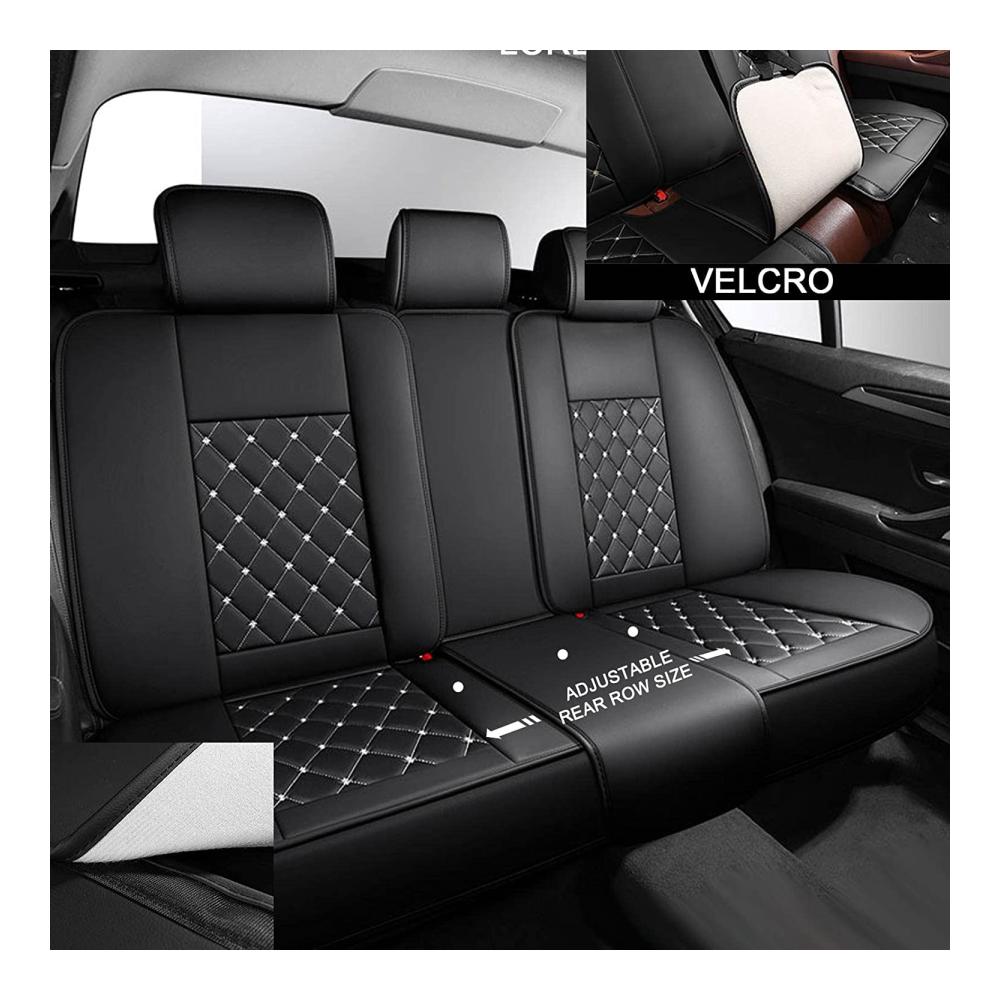 Premium Sitzbezügeset für Alfa Romeo Giulietta RZ MiTo Stelvio - 5 Sitze PU-Leder Autositzbezüge - Universal rutschfest wasserdicht - Schutz für Ihr Auto