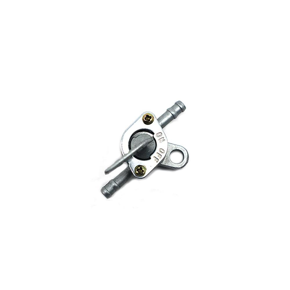 Motorrad Benzinhahn Ölschalter Benzinhahn Schalter Universal - 6mm Tank Anschluss - Kraftstofftank für Offroad Karts & Quads - 4 Stück inklusive - Haltbar und vielseitig