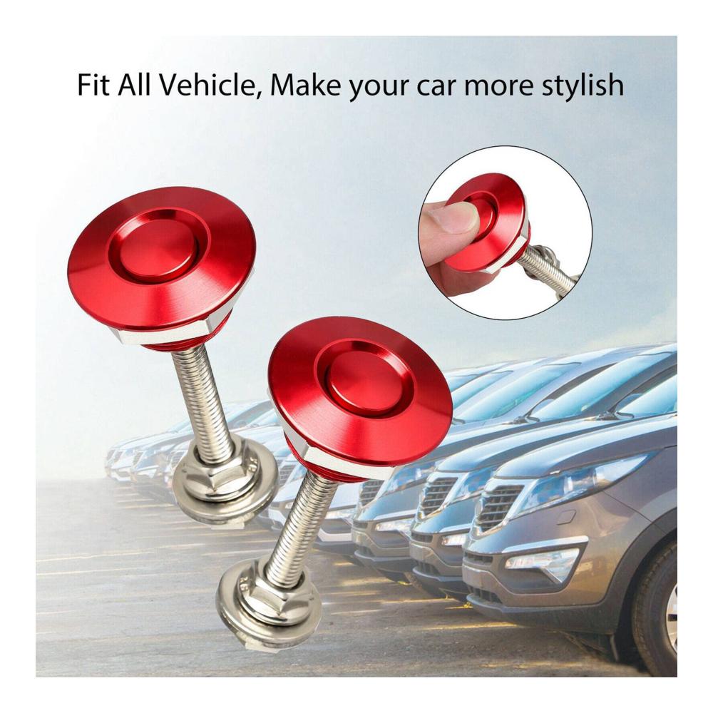 Premium Auto-Stoßstangen-Clip-Verriegelungen 8X Schnellverschluss-Druckknopf-Auto-Stiftschlösser für mühelose Sicherheit und Schutz. Sofortiger Verschluss zuverlässige Leistung