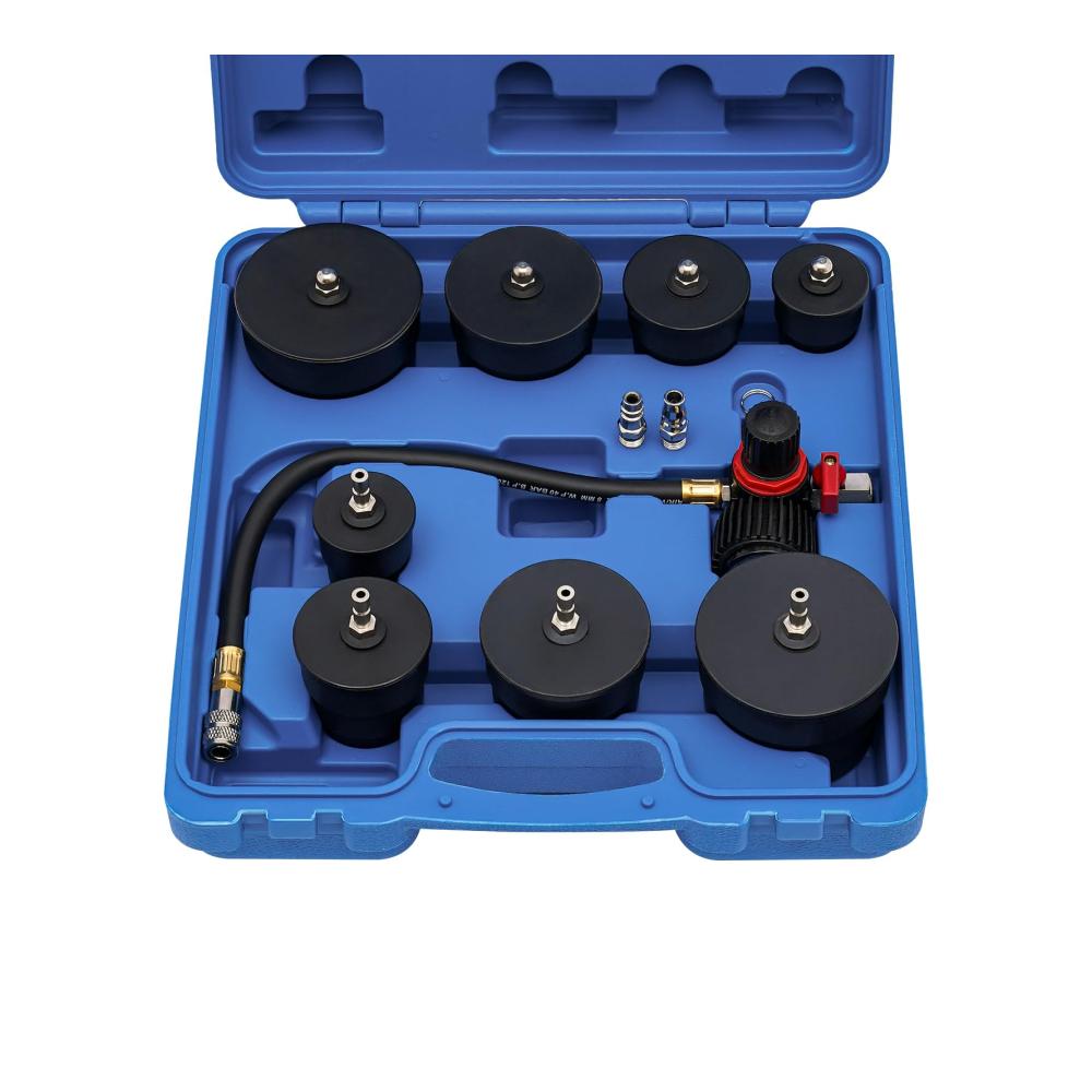 Professionelles Turbolader-Wartungsset 9-teiliges Adapter-Kit für Abdrücken Kompressionsprüfung & mehr! Optimieren Sie Leistung und Effizienz Ihres Ladeluftsystems