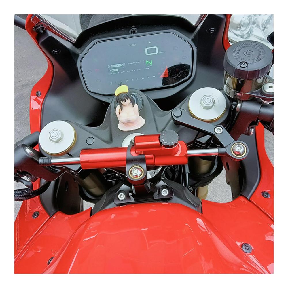 Hochleistungs Stoßdämpferstrebensatz für MT-03 MT03 MT 03 2015-2019 | CNC Lenkungsstabilisator & Dämpfer für stabile Motorradlenkung | Verbessern Sie Ihr Fahrerlebnis mit präziser Stoßdämpferkontrolle (Color  C