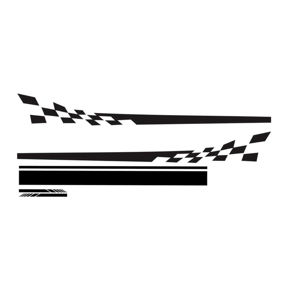 Entdecken Sie den Glanz Set von 5 Auto-Innenspiegel-Aufklebern für eine stylische Fahrt! Perfekt für Rennen und stilvolle Statements auf Ihrem Auto