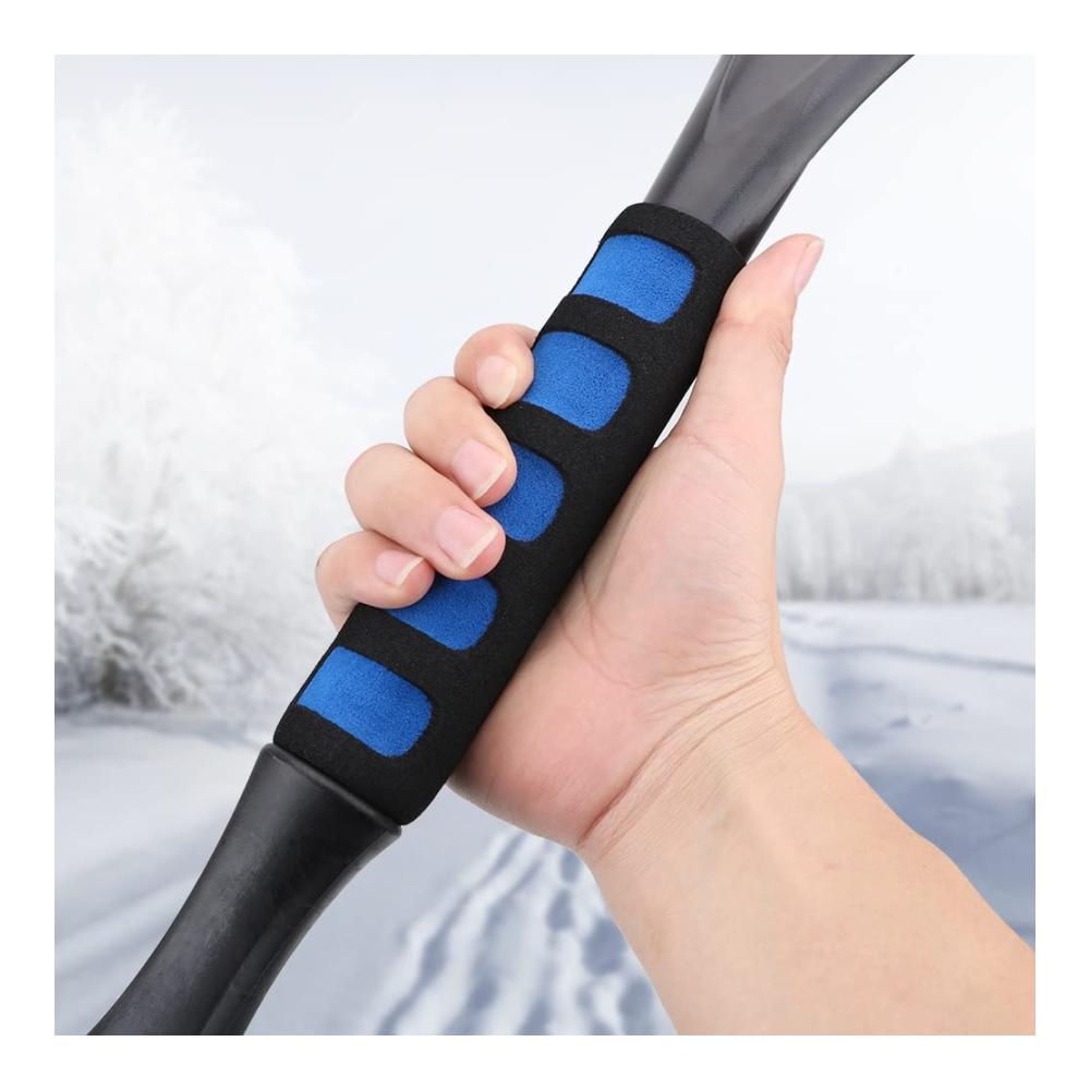 Effizienter Eiskratzer Premium Autofahrzeug-Schneefeger | Schaufel & Bürste inklusive | Eisschaber für müheloses Entfernen von Schnee & Eis | Winterwerkzeuge für klare Sicht & sicheres Fahren