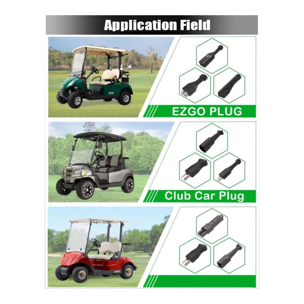 Hochleistungs 48V 15A Golfwagen-Batterieladegerät Ersatz für EZGO RXV/TXT Golfwagen - Schnelles Laden Zuverlässigkeit und Kompatibilität mit RXV-Stecker - Ideal für unterbrechungsfreie Golfsitzungen