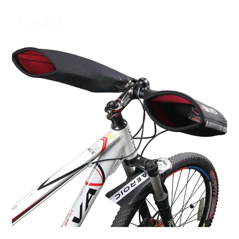 Erweiterte Winddichte Fahrradlenkerhandschuhe für Herbst & Winter | Mountainbike & Straße | Griffschutz gegen Kälte Schnee & Wind | Wasserdichte MTB-Handschützer & Barabdeckung