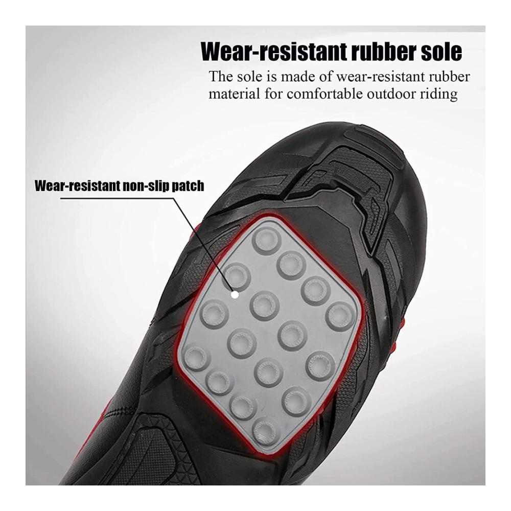 Entdecken Sie die ultimativen wasserdichten Herren-Motorradstiefel - Red-45EU | Bequeme Knöchelschuhe für Renn- und Tourenfahrer | Premium-Sportschuh für Motorradfahrer