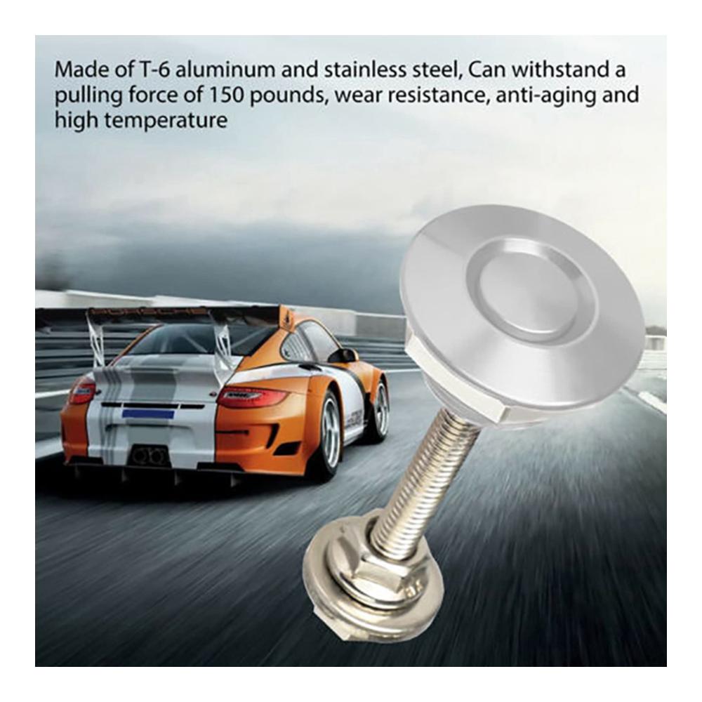 Premium Auto-Stoßstangen-Clip-Verriegelungen 8X Schnellverschluss-Druckknopf-Auto-Stiftschlösser für mühelose Sicherheit und Schutz. Sofortiger Verschluss zuverlässige Leistung
