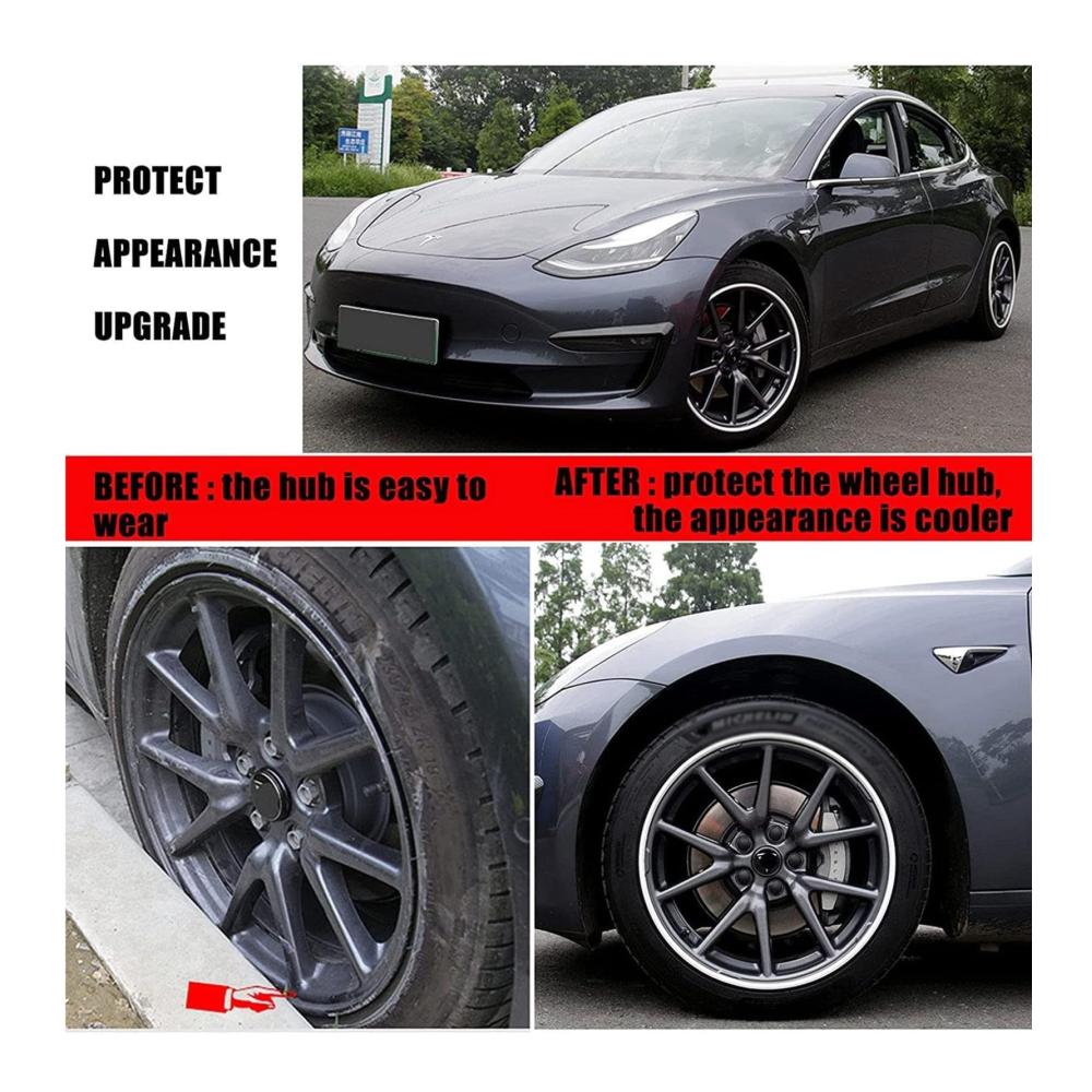 Maximaler Schutz für Ihre Felgen! Felgenversiegelung 4er-Set inkl. Radabdeckungen Kantenschutz Auto-Schutzring. Reparieren Sie Leichtmetallfelgen einfach selbst! Reifenschutz für alle Autotypen. Alufelgen Reparatur Set-03 für 17 Zoll
