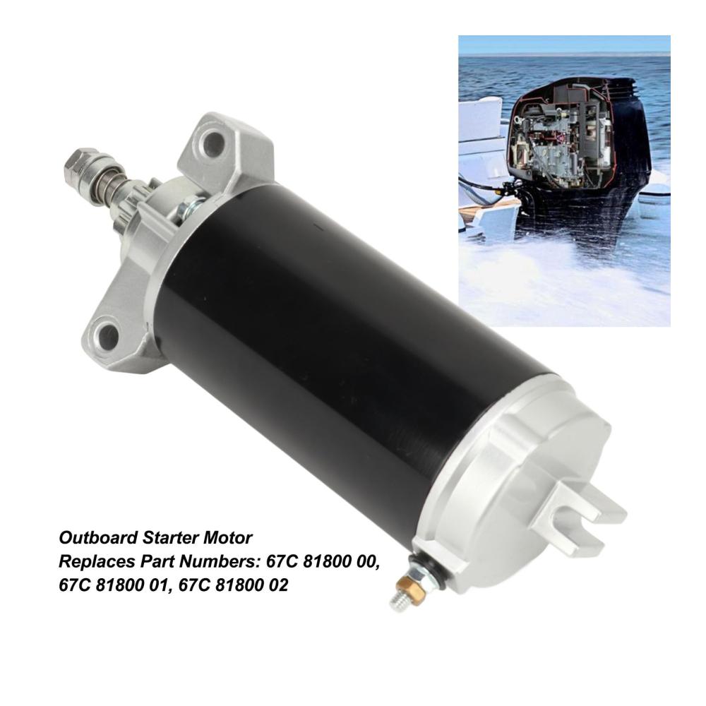 Marine-Anlasser 67C 81800 00 für Yamaha 30 PS 40 PS F30 F40 4-Takt Außenbordmotoren – Zuverlässiger Rostfreier Starter für Verschiedene Modelle – Leistungsstarkes Bootszubehör