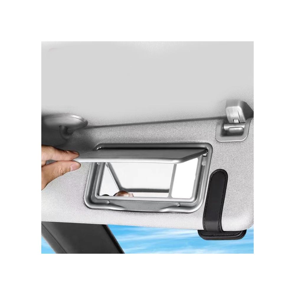 Hochwertiges Brillenetui für Tesla Model S 2012-2016 | Magnetischer Sonnenbrillenhalter aus kratzfestem Leder | Auto Visier Brille Halterung für Interieur Accessoires | Stilvoller Schutz für Ihre Brillen