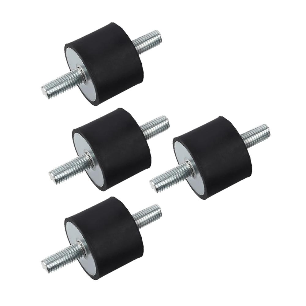 Premium Stoßdämpfer Set - 4 Stück M10 Gummilager für Auto & Boot | Effektive Anti-Vibration | Langlebige Silentblock Dämpfer | M10 40x30 Spulen inklusive | Verbessern Sie die Fahrqualität jetzt