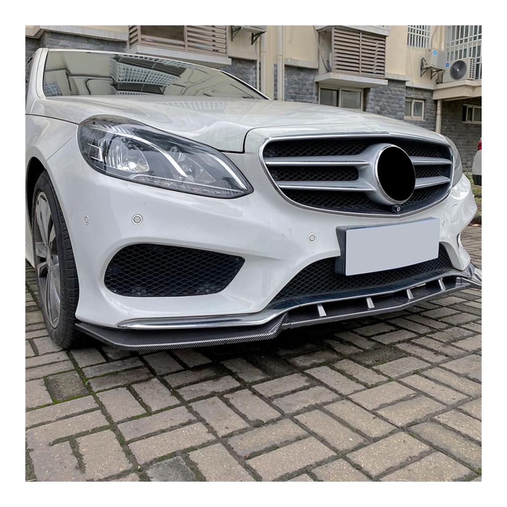 Verbessern Sie das Aussehen Ihres Mercedes Benz E250 E350 E400 E550 2013-2015 mit hochwertigem Carbon-Frontspoiler! Stoßstange Splitterlippe für eine sportliche Optik