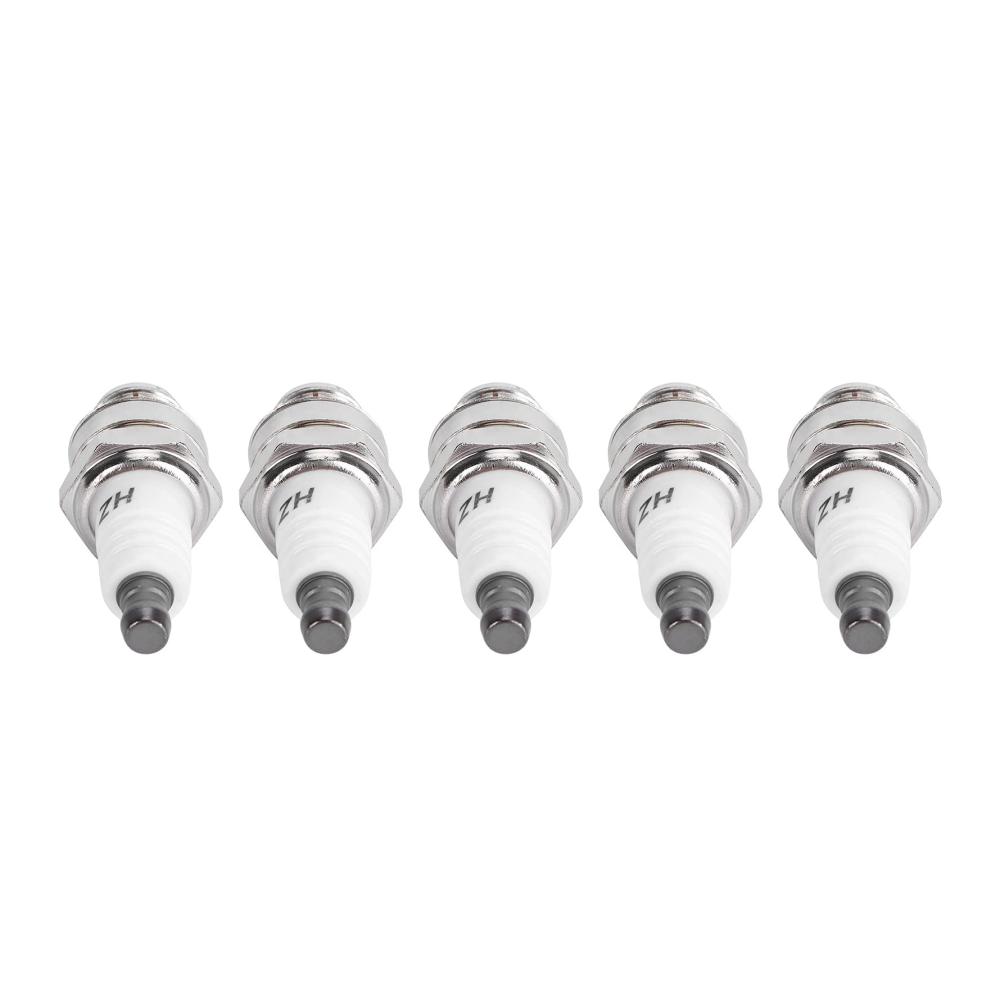 Hochleistungs-Zündkerzen Set für Trimmergebläse 33cc-49cc | 5 Stück BM6A L7T BPMR7A RCJ6Y RCJ7Y WSR5F | Verschleißfest & Zuverlässig | Verbesserte Zündung & Motorleistung | Premium Qualität