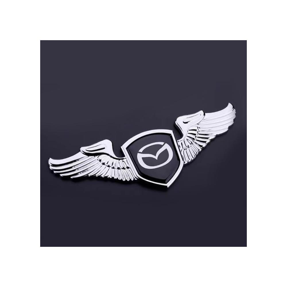 Hochwertiges Auto Emblem für Mazda 6 2018-2023 – Metalllogo-Sticker für Motorhaube und Kofferraum – Wasserdichtes dekoratives Zubehör für stilvolles Fahrzeugdesign – Langlebiges Karosserie-Anbauteil