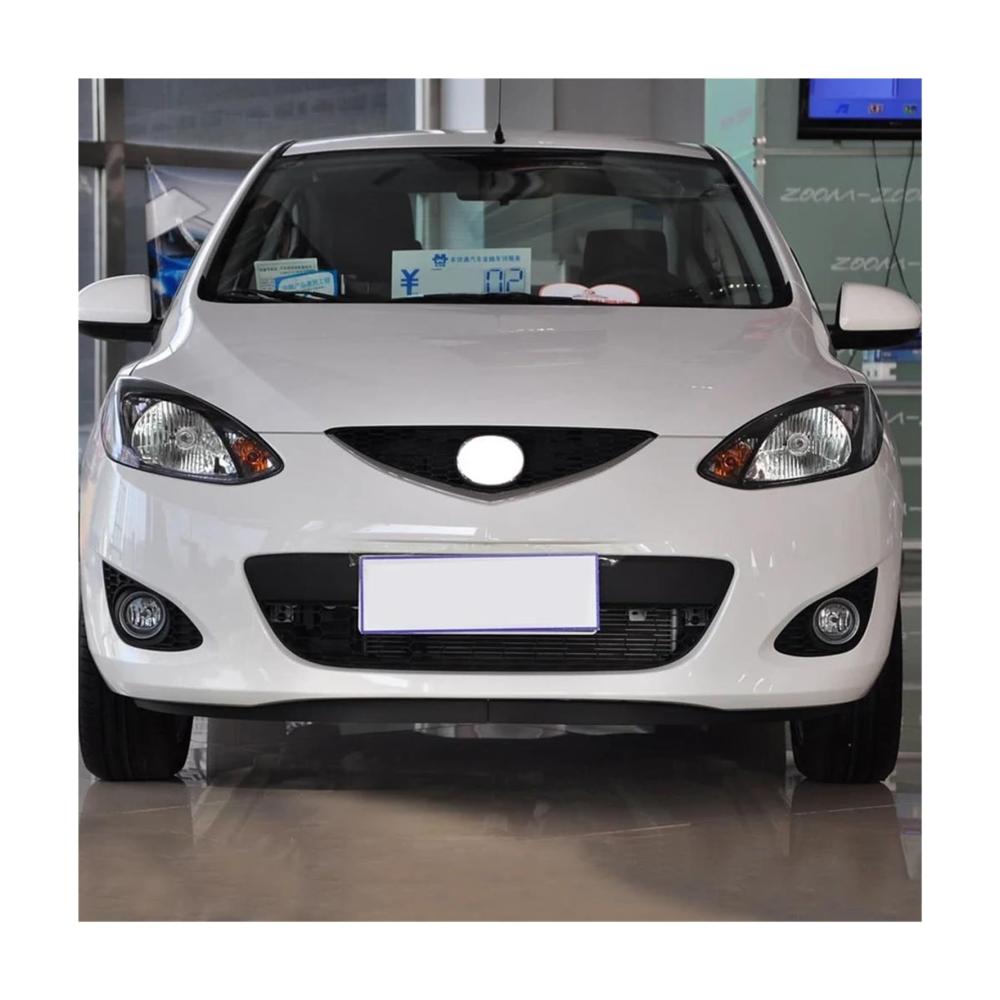 Windabweiser-Set für Mazda 2 Limousine 2008-2010 | Premium Auto Fenster Sonnen- und Regenschutz | Verbesserte Sicht und Komfort | Inklusive Schutzabdeckungen und Aufklebern | Effektiver Schutz und stilvolles Design