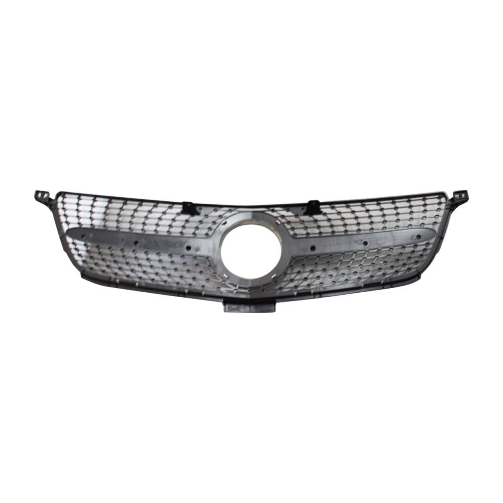 Entdecken Sie Eleganz und Leistung Front- & Kühlergrille Upgrade für Ihren Mercedes Benz W166 ML Class 2012-2014 - Racing Billet Bumper Grill mit Diamantmuster für einen atemberaubenden Facelift. Perfekte Kombination von Stil und Qualität für Ihren Wagen