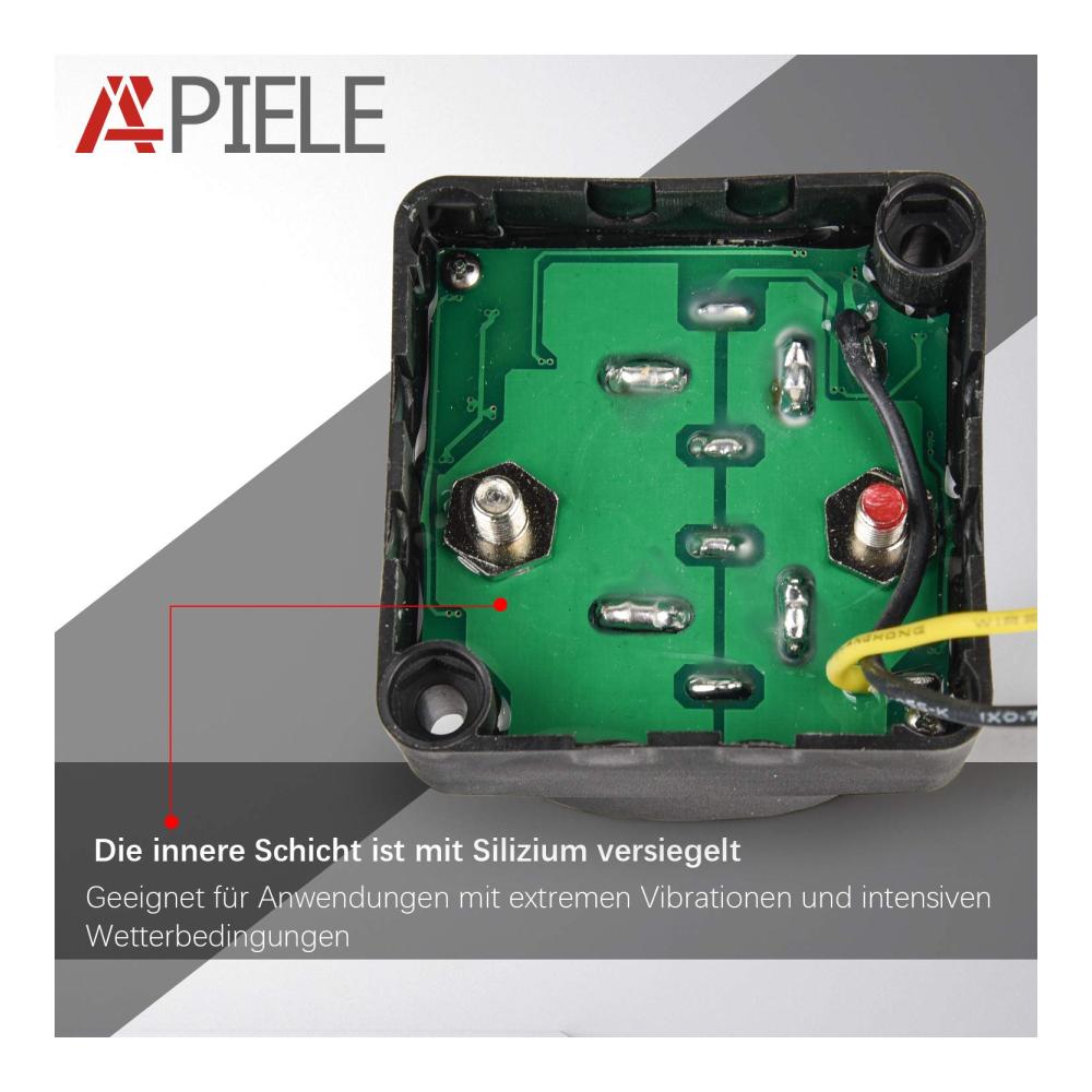Batterieschalter 140A VSR Vollautomatisches Trennrelais IP67 - Intelligenter Doppelbatterie-Isolator für automatisches Aufladen - Batterie-Trennrelais mit Spannungserkennung