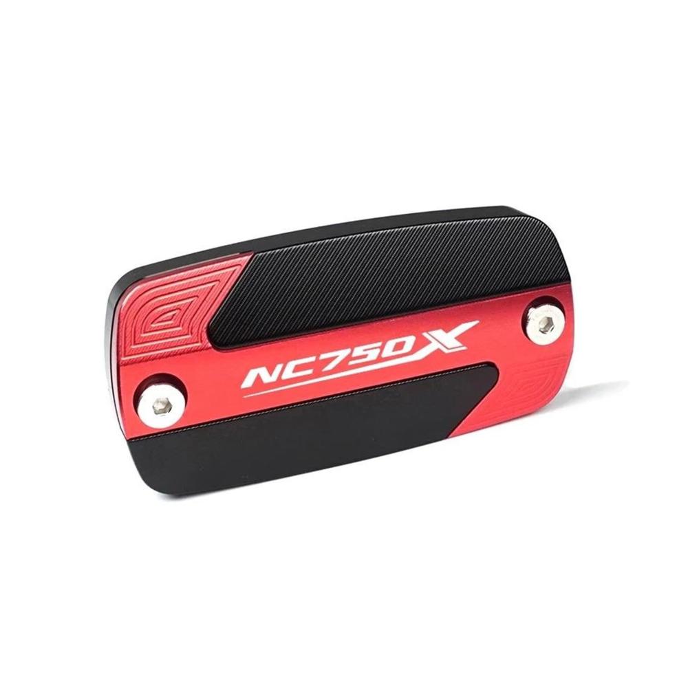 Hochwertiger CNC Aluminium Öleinfülldeckel für Motorradmotor Öldeckel Abdeckung für NC750X NC750 X NC 750X 2015-2019 (Farbe Rot