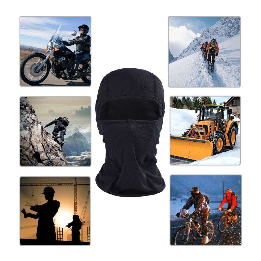 Ultimative Gesichtsmasken für alle Aktivitäten - Weich atmungsaktiv & vielseitig einsetzbar | Winddicht für Motorrad & Radfahren | Taktische Kapuze für Ski & mehr | Universalgröße