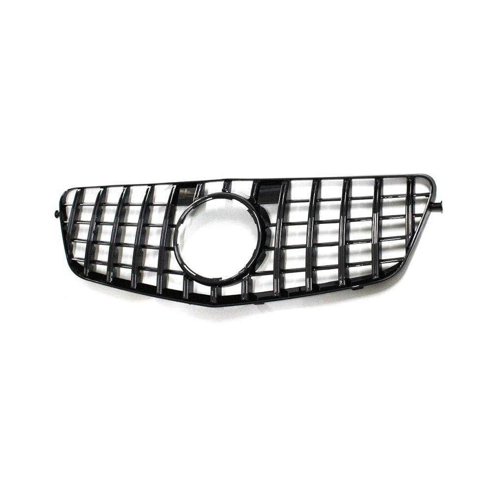 Front- & Kühlergrille | GT Style Grill für Mercedes-Benz E-Klasse W212 E200 E300 E350 E500 E550 | Schwarz Glänzend | Perfekte Passform | Verbessertes Styling | 2010–2013