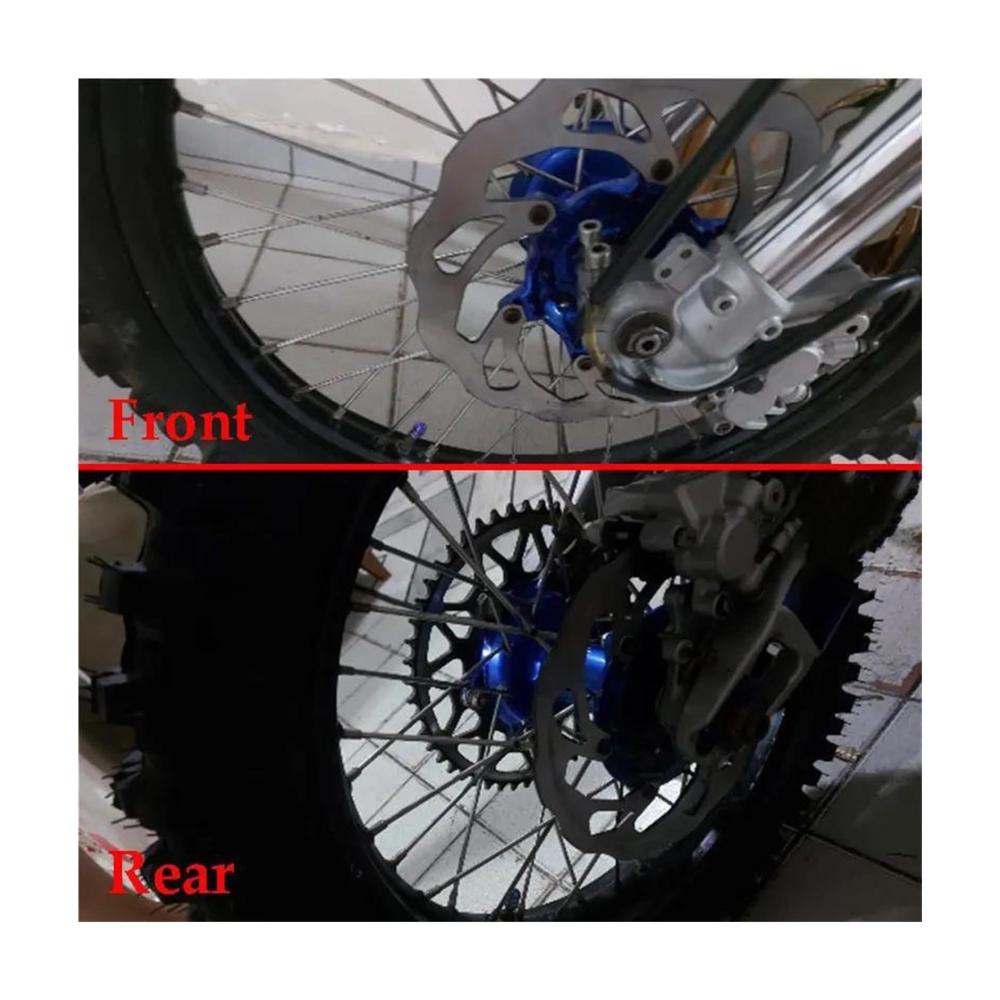 Hochleistungs-Bremsscheiben-Rotor-Set für YZ & WR Motorräder | Verbesserte Bremsleistung für YZ125 YZ250 YZ250F YZ450F WR250F WR450F 2002-2018 | Haltbare Scheibenbremsscheibe für ultimative Kontrolle