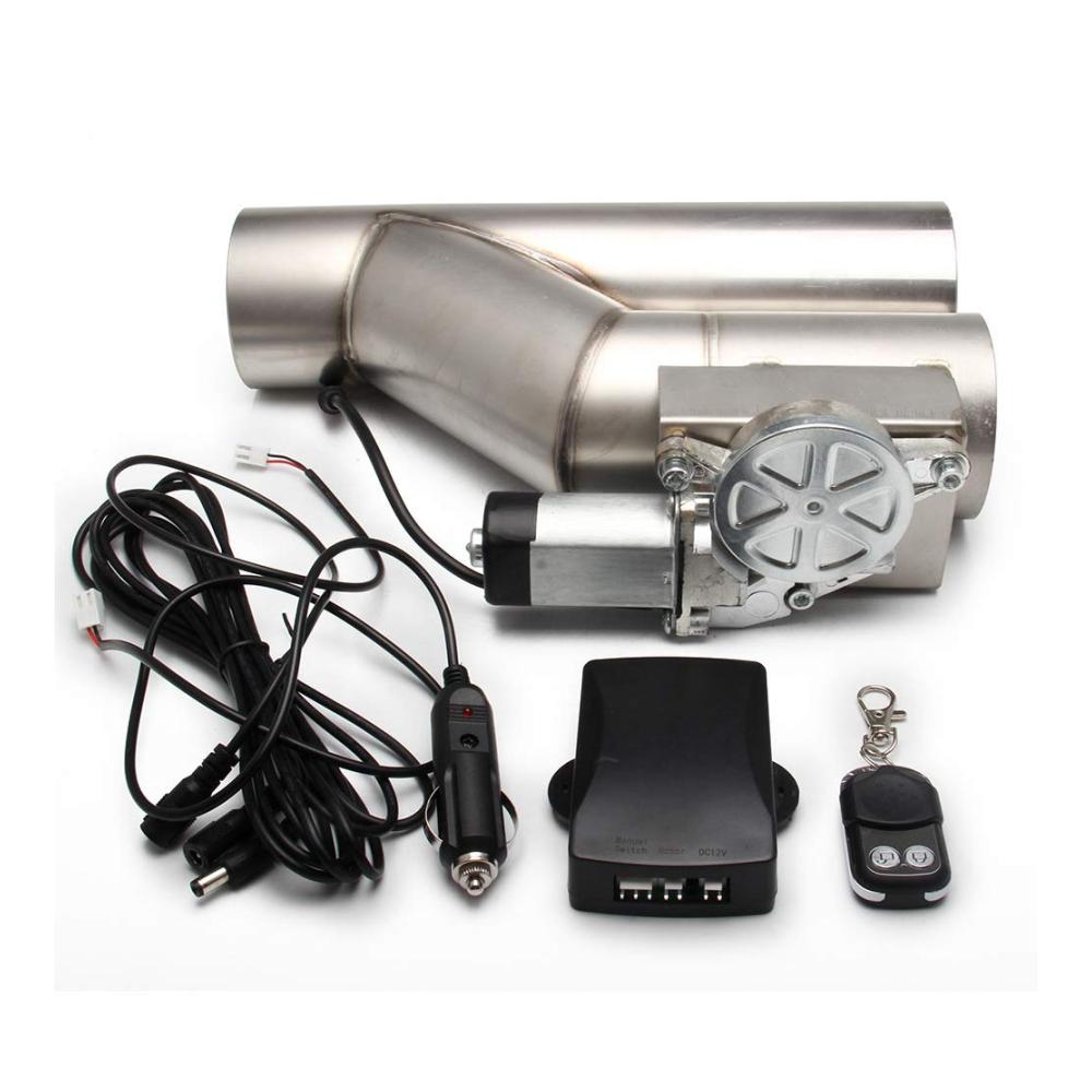 Premium Edelstahl Auto Auspuff Endrohre - Universales Zierrohr Styling für 2.25/2.5/3 Rohre + 2.5 Y-Design Adapter - Hochwertige Verarbeitung & glänzendes Finish - Verbessern Sie Ihren Auspuff heute