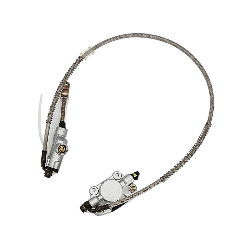 Entwickelter Hochleistungs-Behälter Premium Leitungen & Schläuche-Set für Motorräder und ATVs - Optimale Bremssystemperformance mit Vorder- und Hinterradbremsschläuchen Scheiben-Handbremsbaugruppe und mehr
