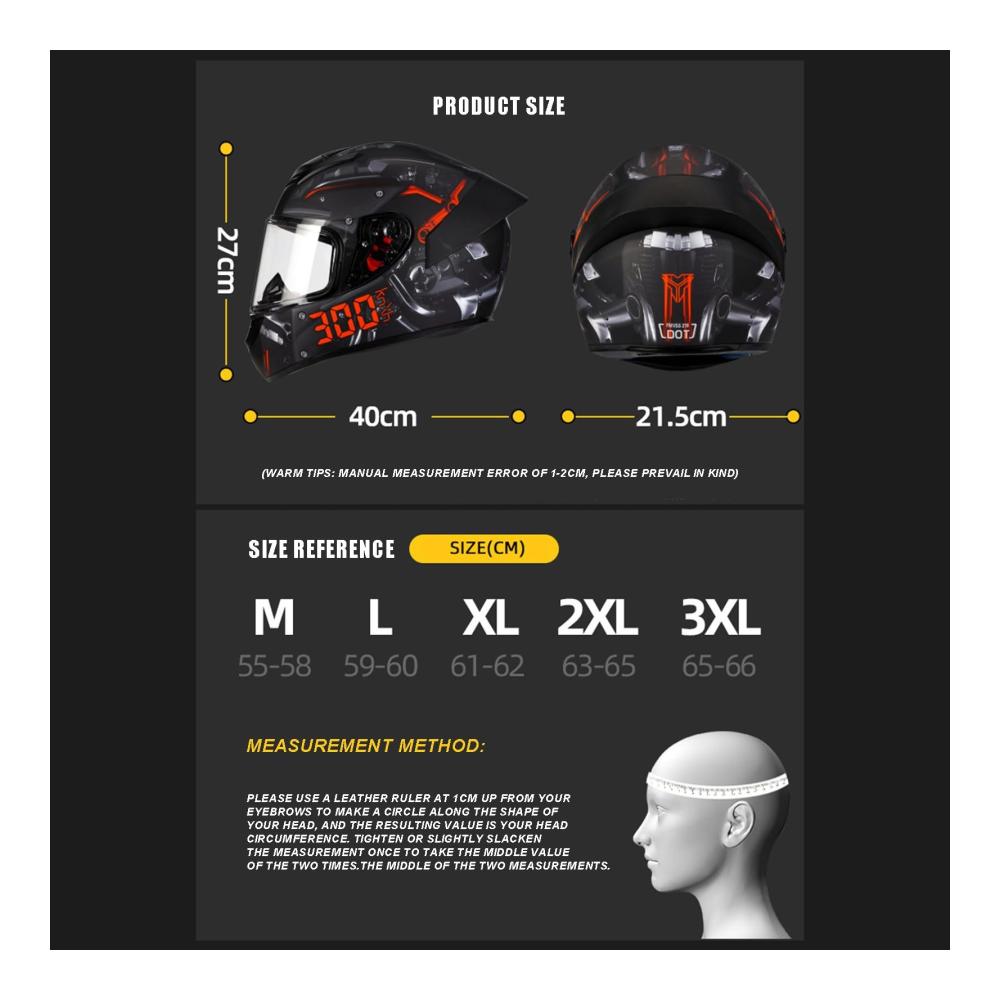 Entdecken Sie den ultimativen Schutz Integral-Motorradhelm für Herren und Damen – DOT/ECE-Geprüfter Sturzhelm für sicheres Fahrvergnügen