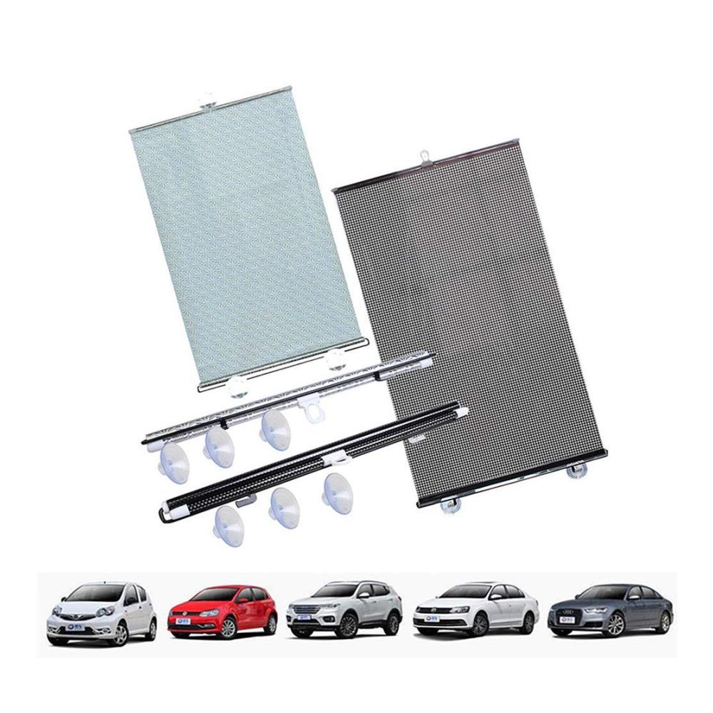 Auto Sonnenschutz Seitenscheibe für Babys | UV-Schutz Auto Windschutzscheibe Sonnenschutz | Fensterschatten in zufälliger Farbe | 49 * 197 Zoll