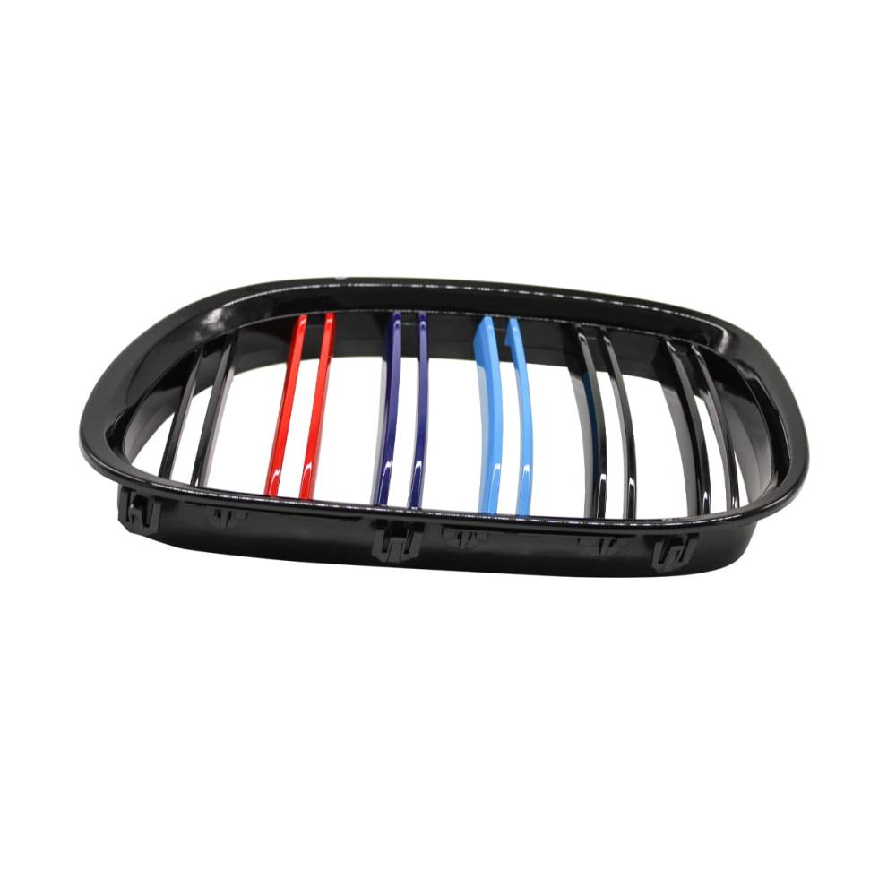 Ein Paar Hochwertige Front- & Kühlergrille für BMW 7 Series F01 F02 F03 F04 2008-2014 | Stilvolle M Performance Racing Nieren für verbesserte Ästhetik und Luftströmung