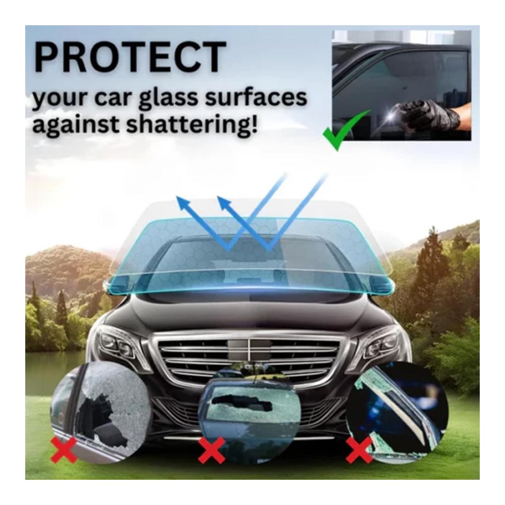 2/3/4/5PCS Scheibenreinigungspolituren Nano Coat One Way Mirror für Auto und Glasfenster - Klare Sicht mit Visionlex Nano-Beschichtung (3 Stück