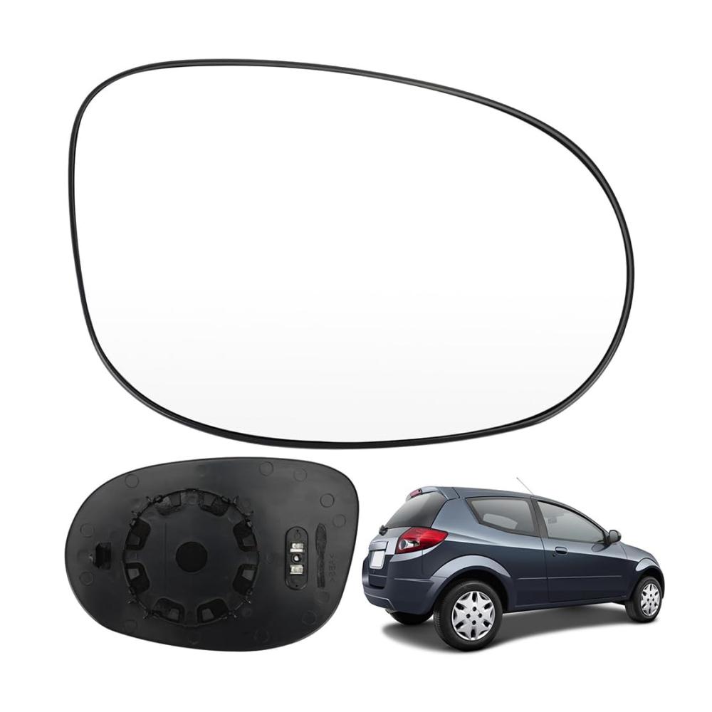 Toter-Winkel-Spiegel für Ford KA MK2 2008-2016 | Heizbar Rechte Fahrerseite | Hochwertiges Seitenspiegelglas | Sichereres Fahren mit Rückfahrglas und Außenspiegel-Ersatzteil | Original Karosserie Styling Ergänzung